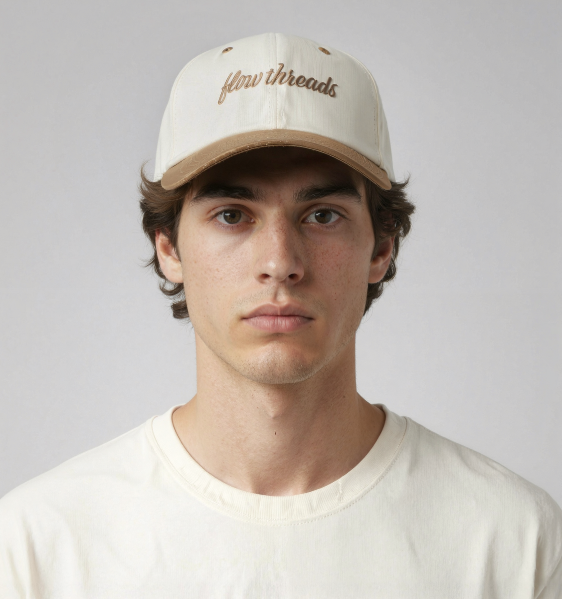 Duo-Tone Cap - Beige (Limited Edition) – Flow